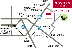 グランパランモワ：地図