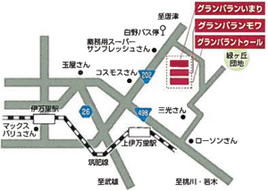 グランパラントゥール：地図